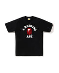 Bape Color Camo College Tee Black X Red