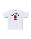 Bape Color Camo College Tee White X Red