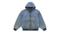 Supreme Reflective Arc Hooded Work Jacket Denim (P)