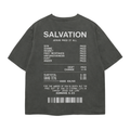 SALVATION - JESUS PAID (BOXY TEE / GRAY)