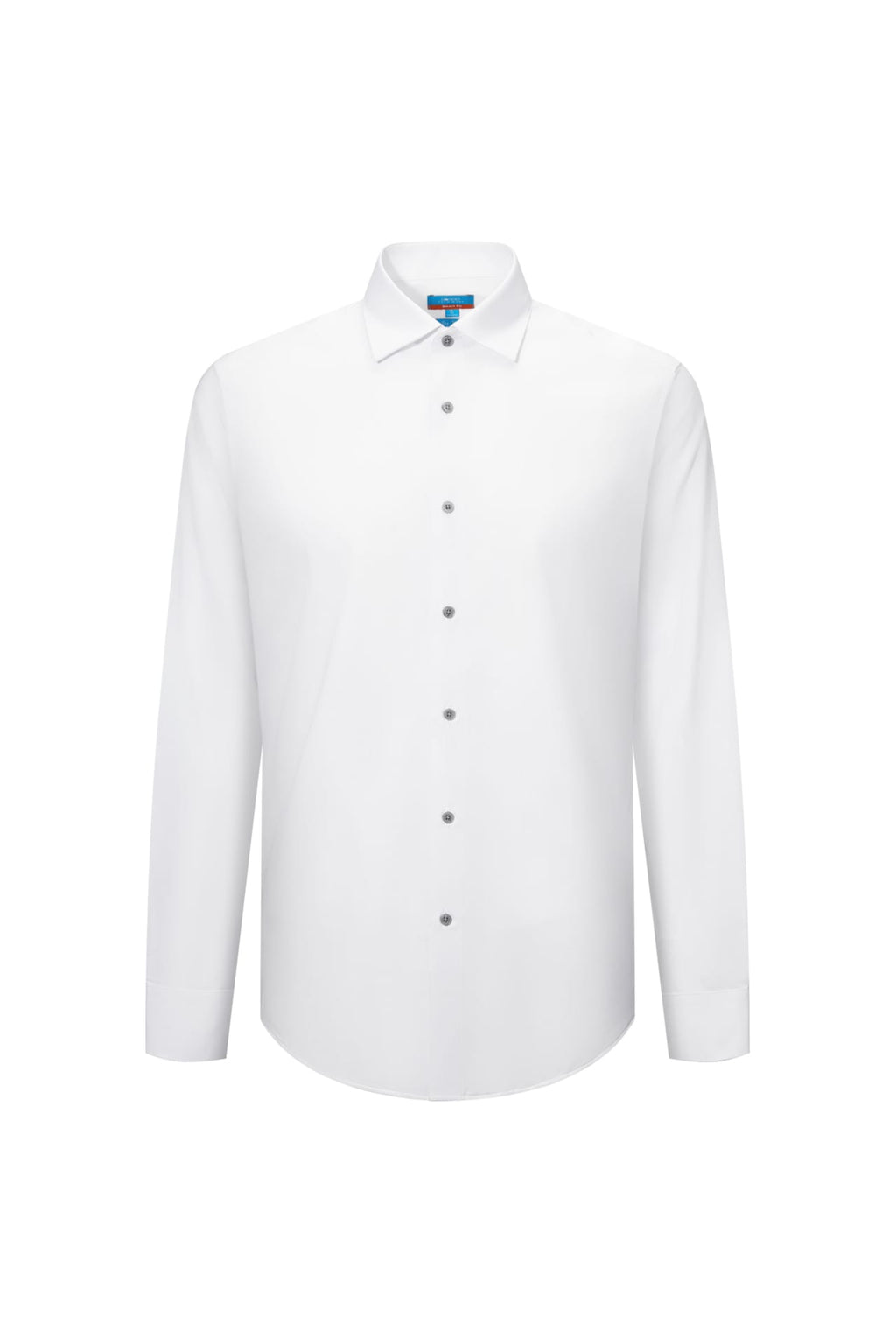 Non-Iron Dry Stretch Texture Stripe Smart Fit Long Sleeve Shirt