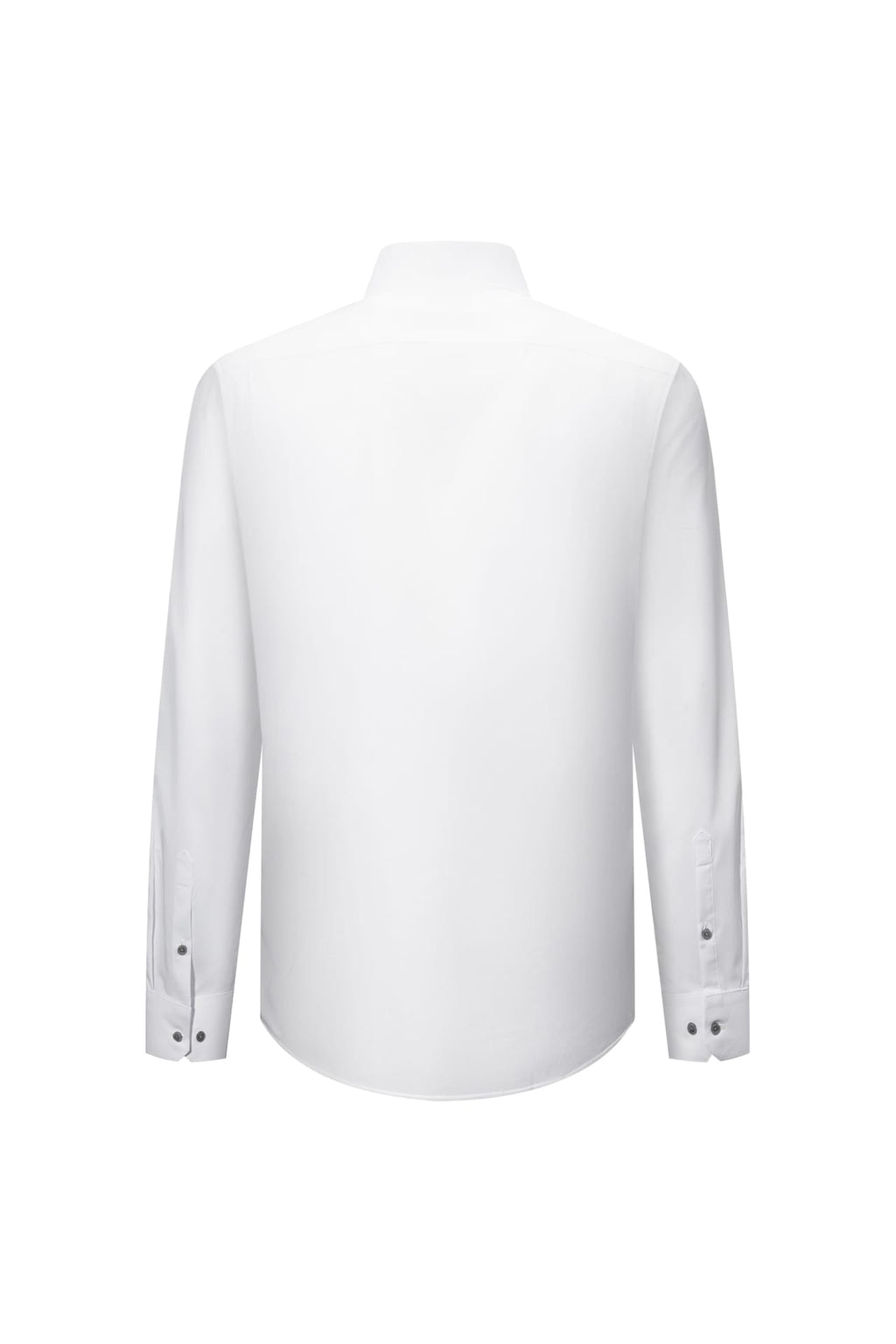 Non-Iron Dry Stretch Texture Stripe Smart Fit Long Sleeve Shirt
