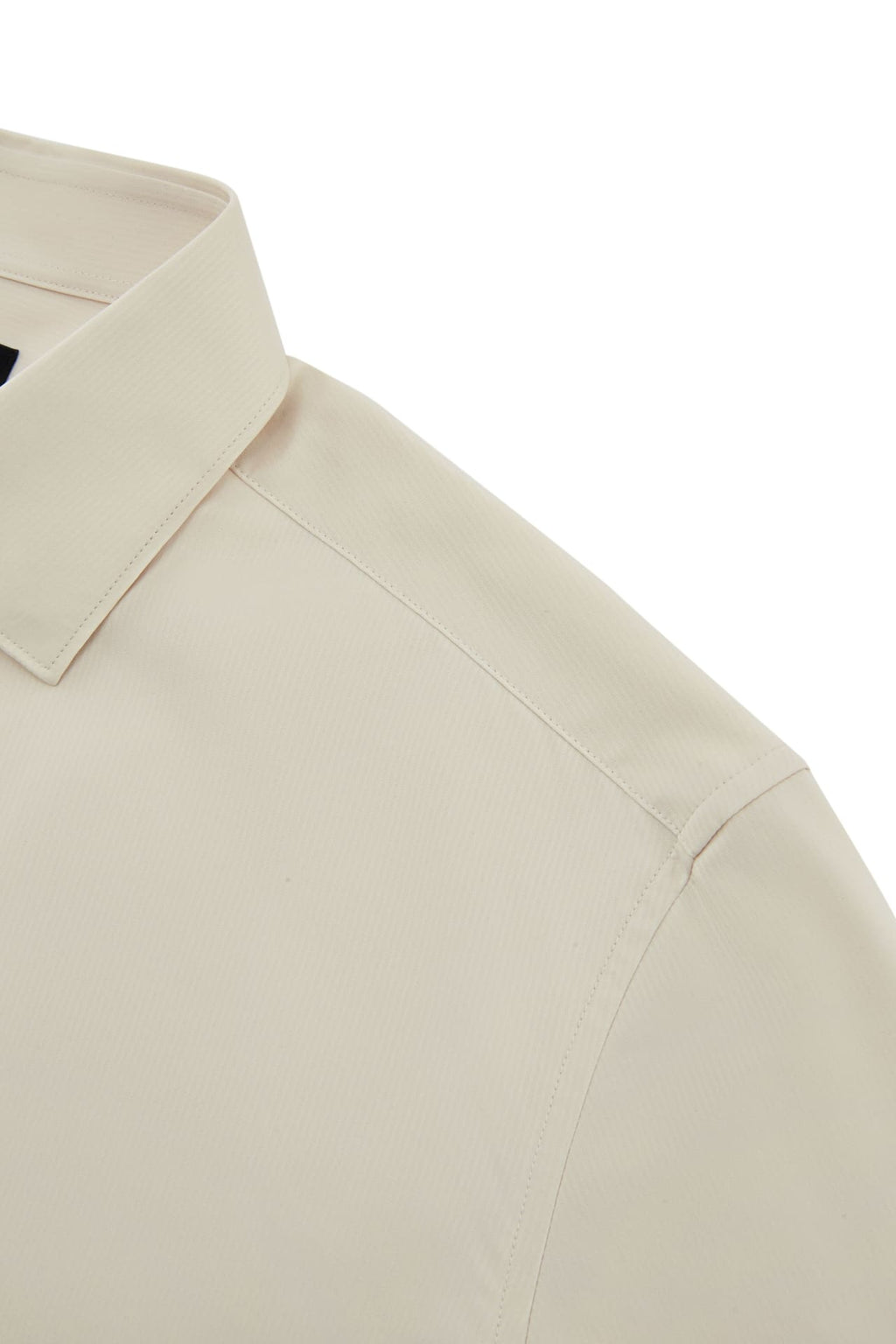 Non-Iron Dry Stretch Texture Stripe Smart Fit Long Sleeve Shirt