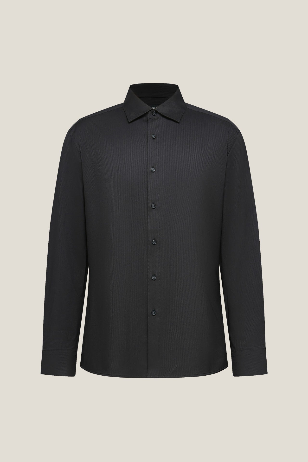 Non-Iron Dry Stretch Texture Stripe Smart Fit Long Sleeve Shirt