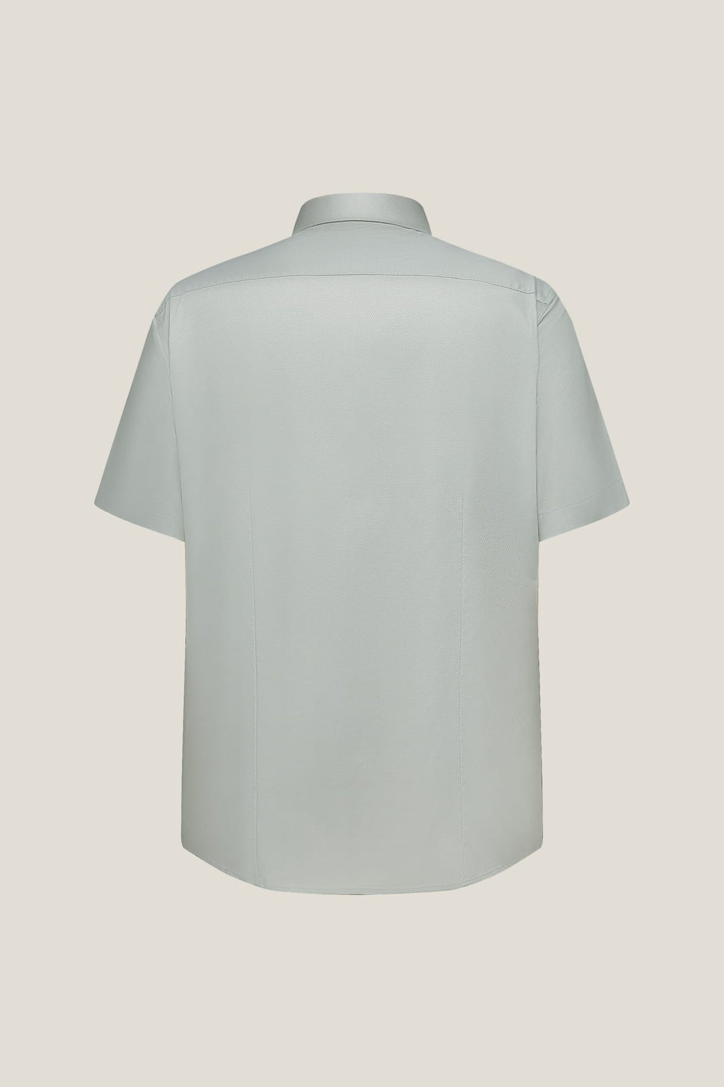 Non-Iron Easy Care Stretch Dot Textured Smart Fit Short Sleeve Shirt