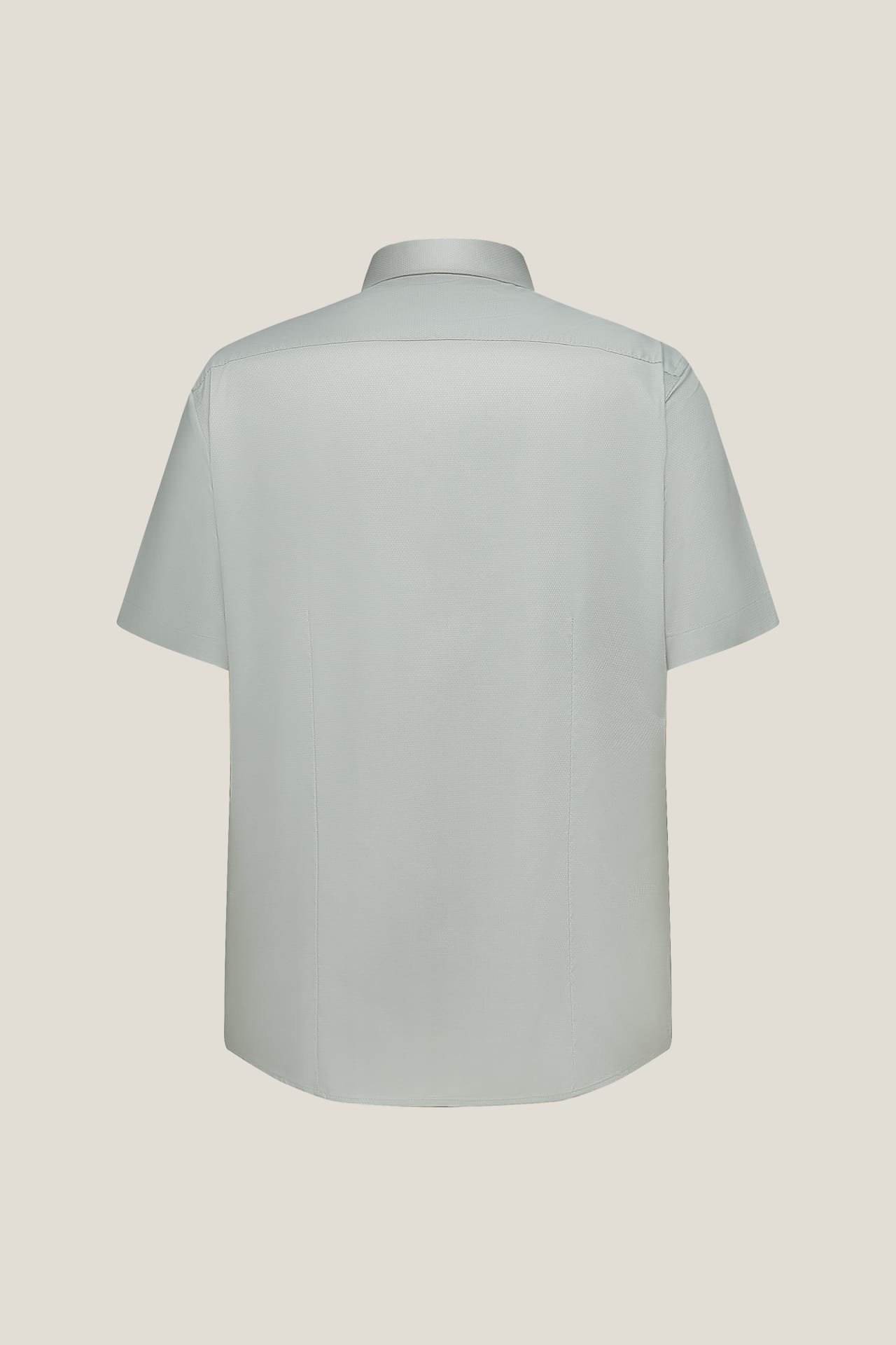 Non-Iron Easy Care Stretch Dot Textured Smart Fit Short Sleeve Shirt