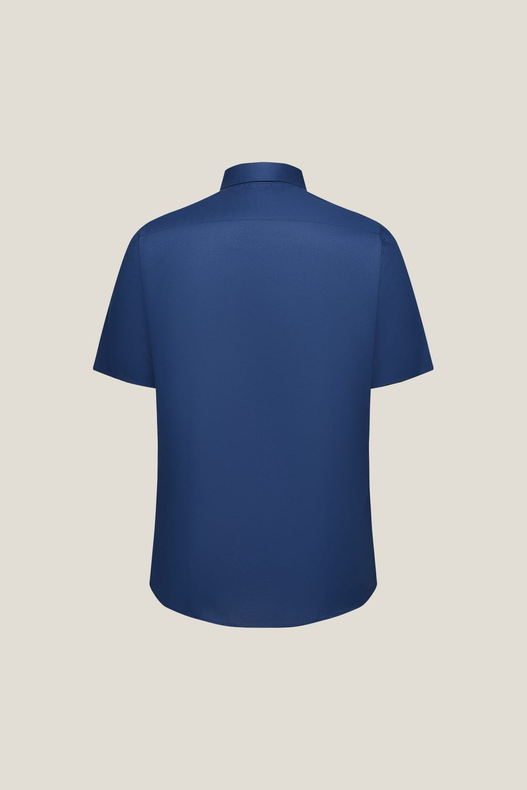 Non-Iron Easy Care Stretch Dot Textured Smart Fit Short Sleeve Shirt