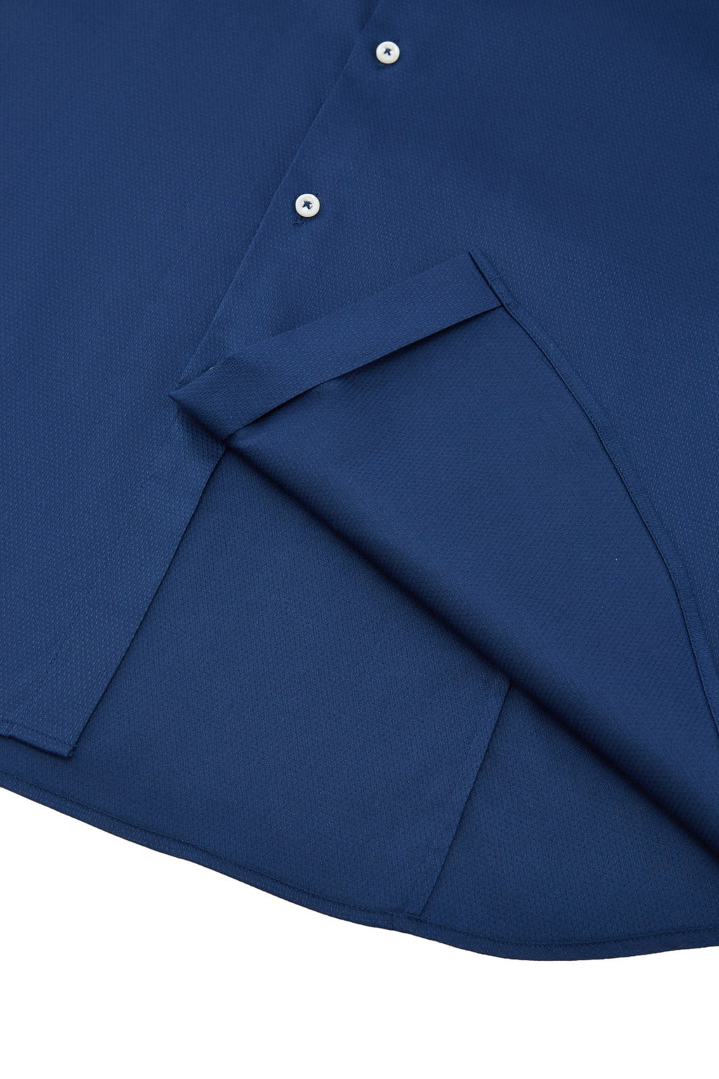 Non-Iron Easy Care Stretch Dot Textured Smart Fit Short Sleeve Shirt