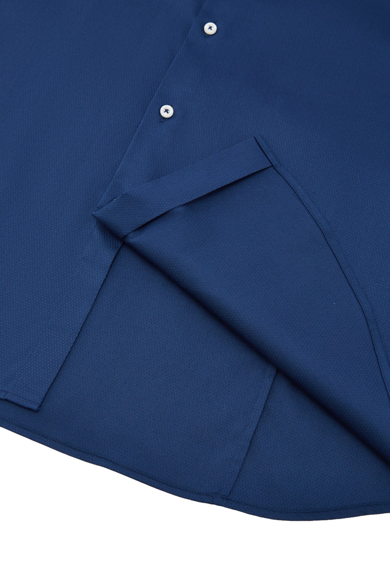 Non-Iron Easy Care Stretch Dot Textured Smart Fit Short Sleeve Shirt