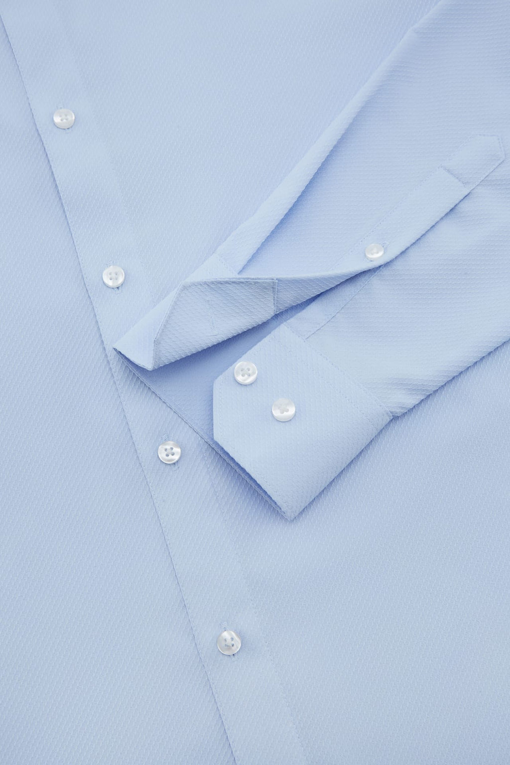 Non-Iron Dry Texture Twill Smart Fit Long Sleeve Shirt
