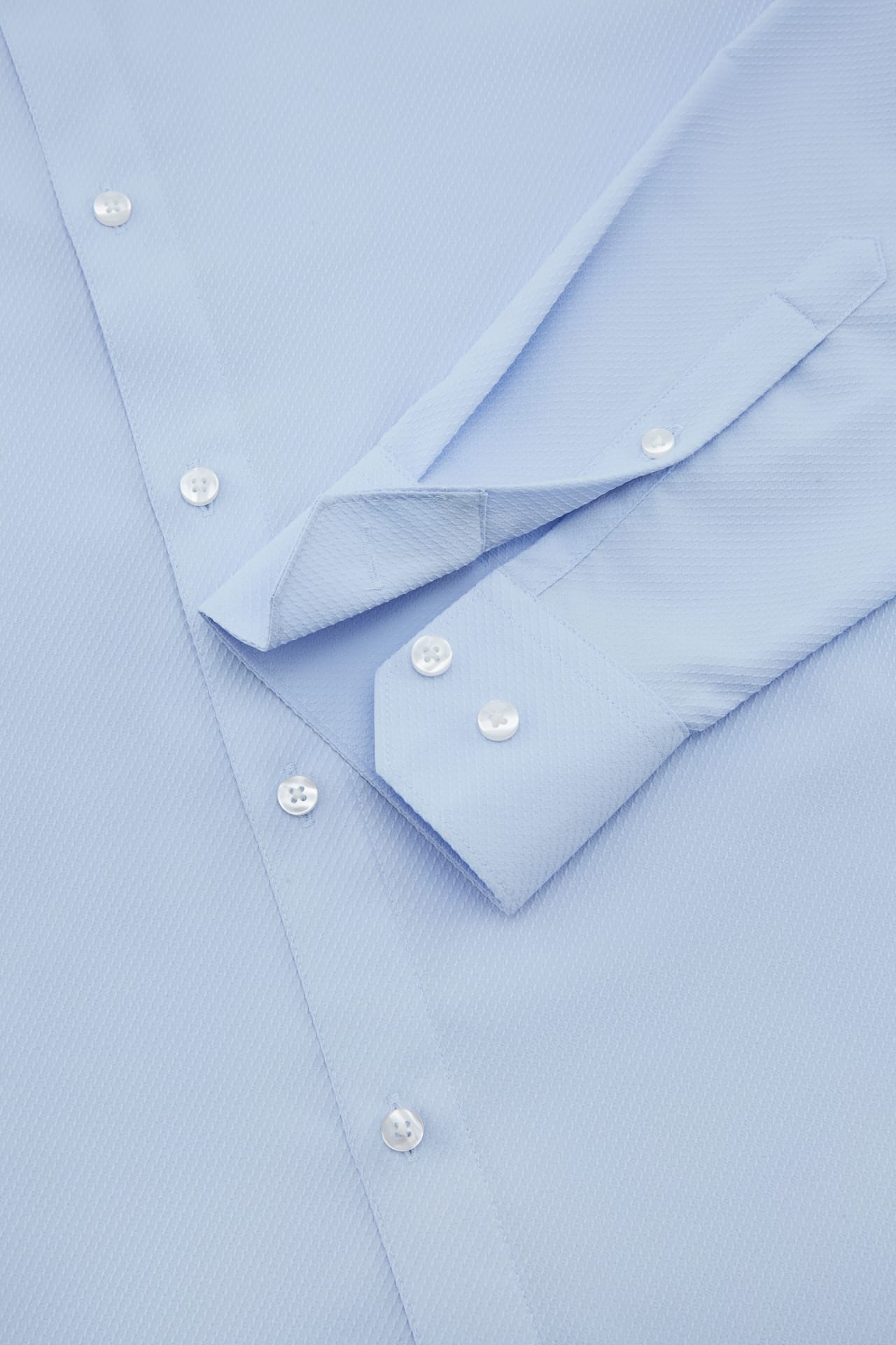 Non-Iron Dry Texture Twill Smart Fit Long Sleeve Shirt
