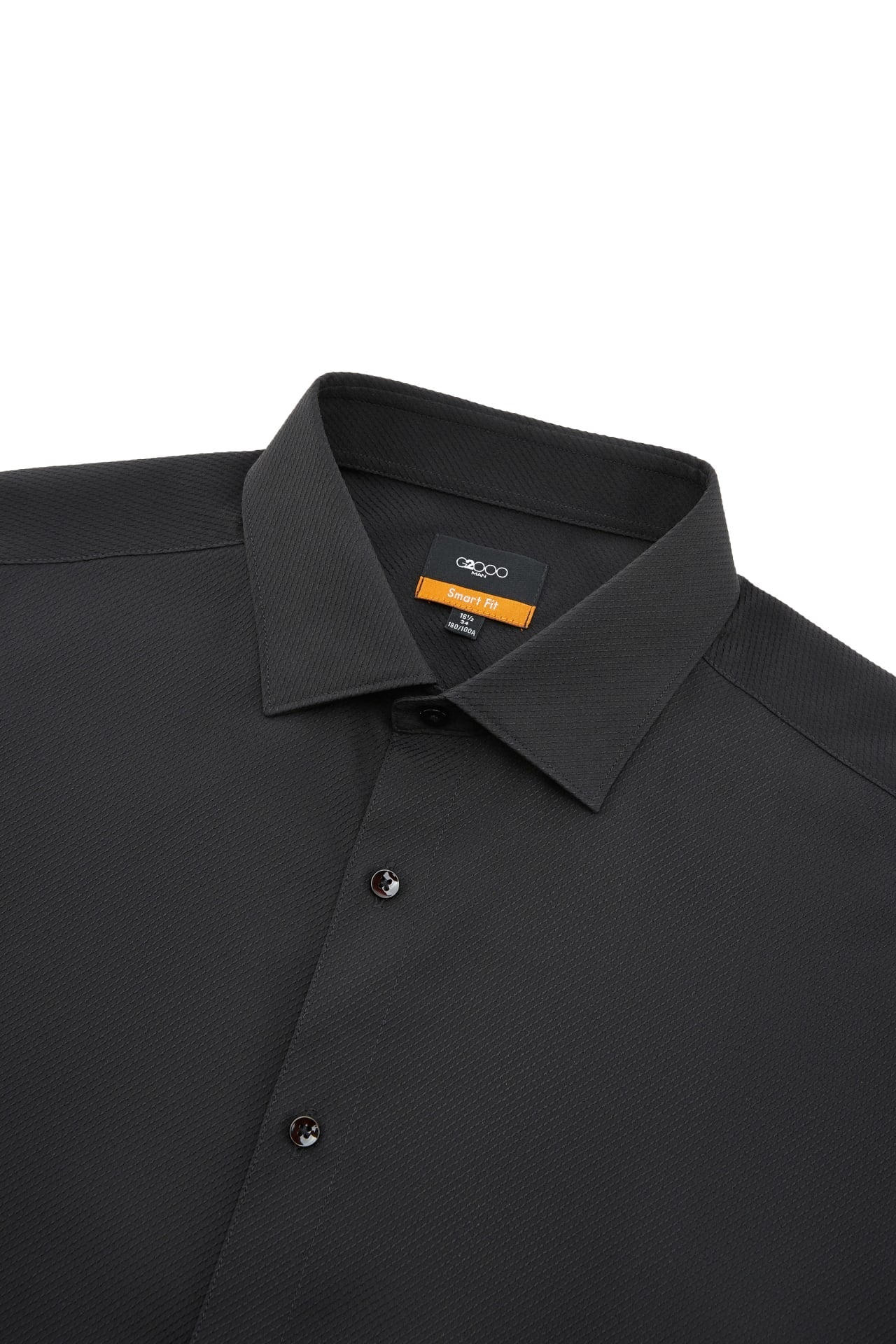 Non-Iron Dry Texture Twill Smart Fit Long Sleeve Shirt
