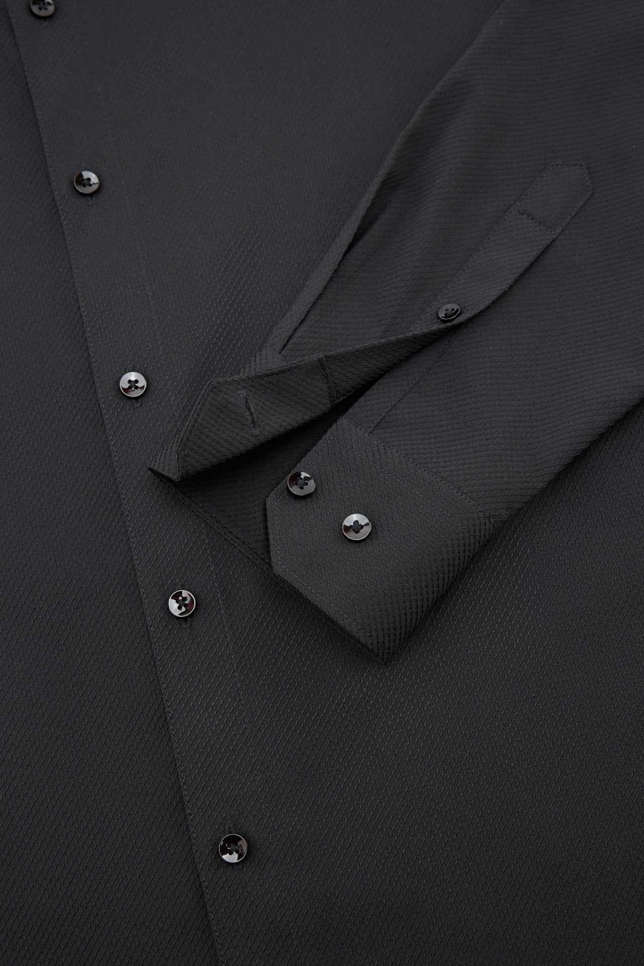 Non-Iron Dry Texture Twill Smart Fit Long Sleeve Shirt