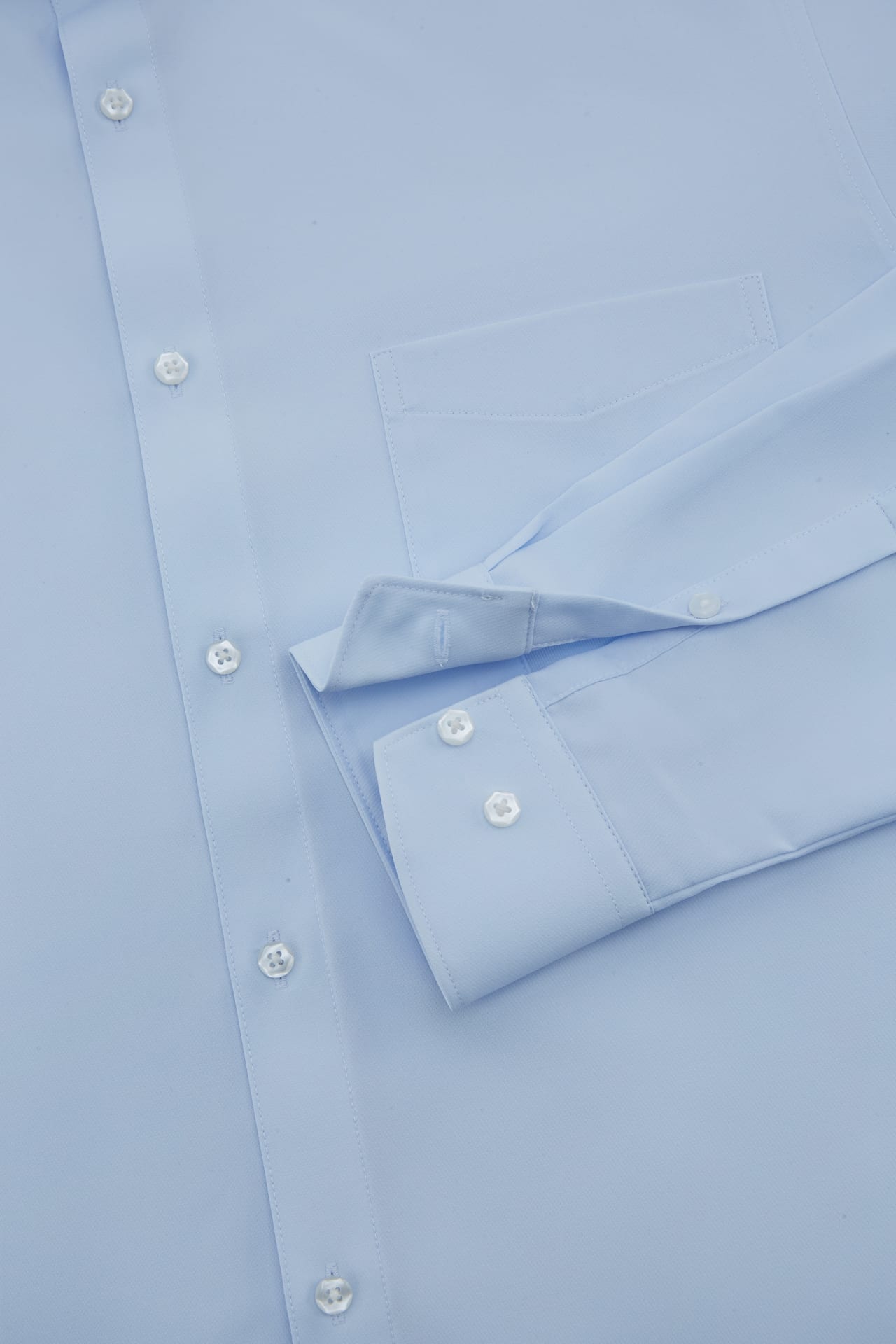 Non-Iron Dry Poplin Smart Fit Long Sleeve Shirt