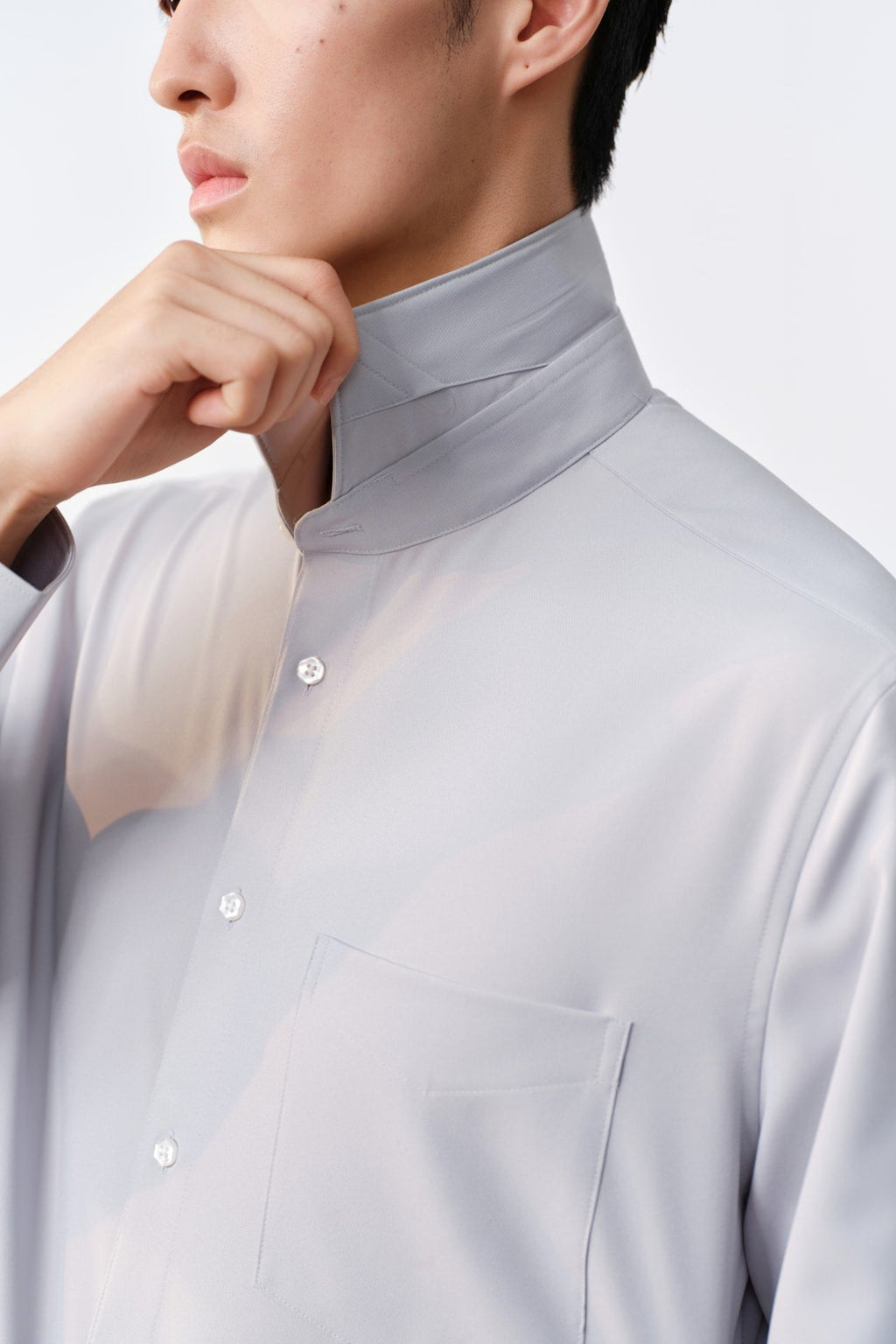 Non-Iron Dry Poplin Smart Fit Long Sleeve Shirt