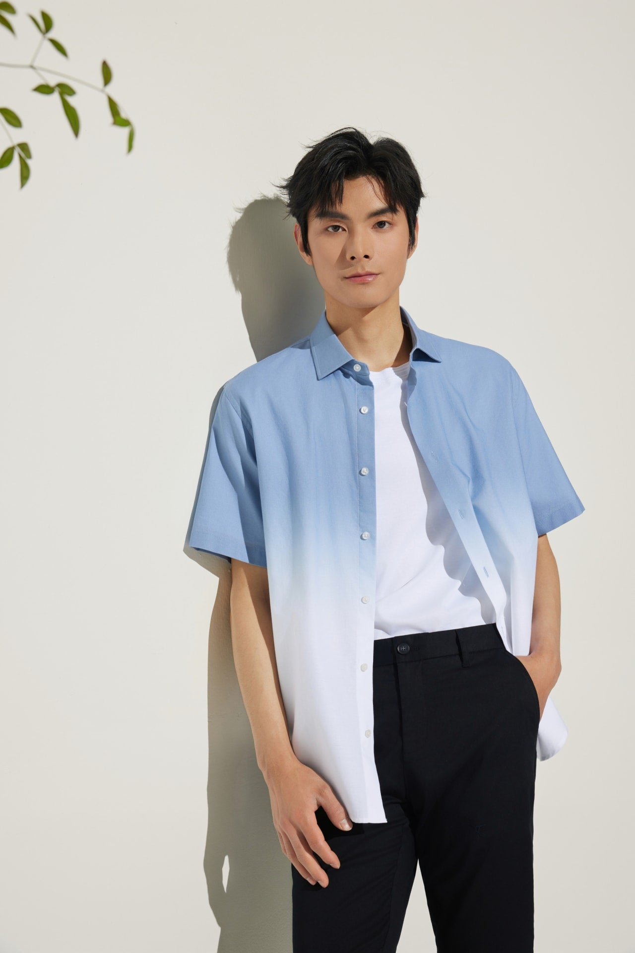 Cotton Blend Extra Slim Fit Twill Casual Pants
