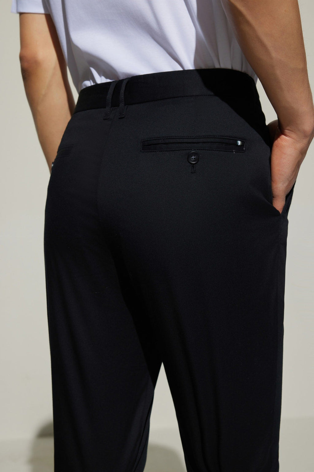 Cotton Blend Extra Slim Fit Twill Casual Pants
