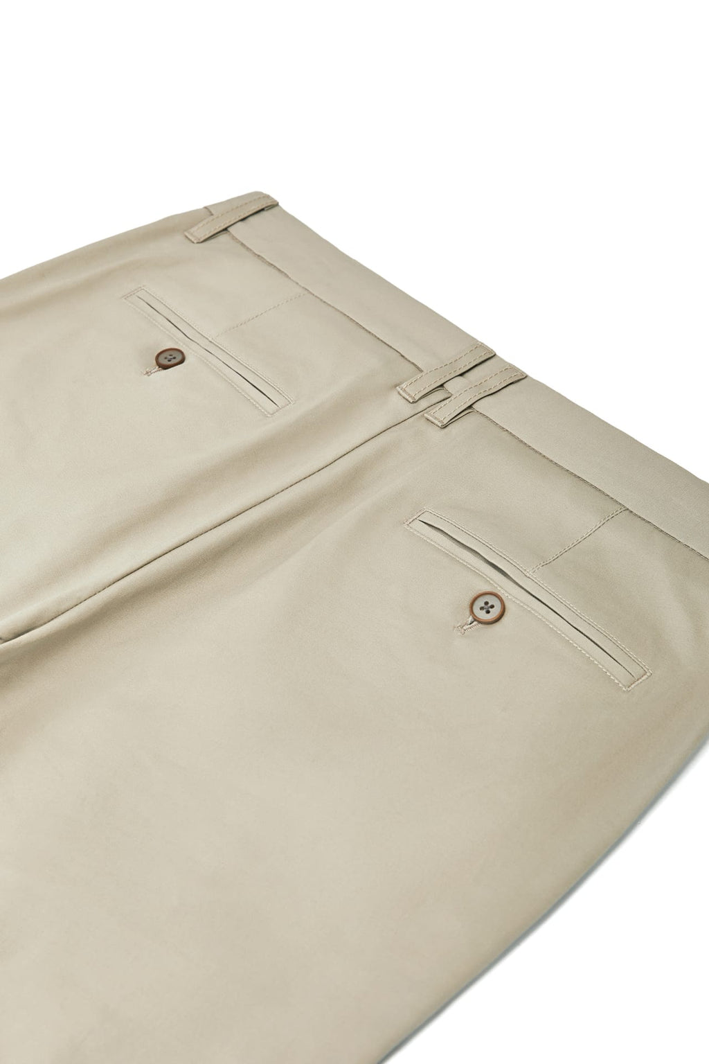 Cotton Blend Extra Slim Fit Twill Casual Pants