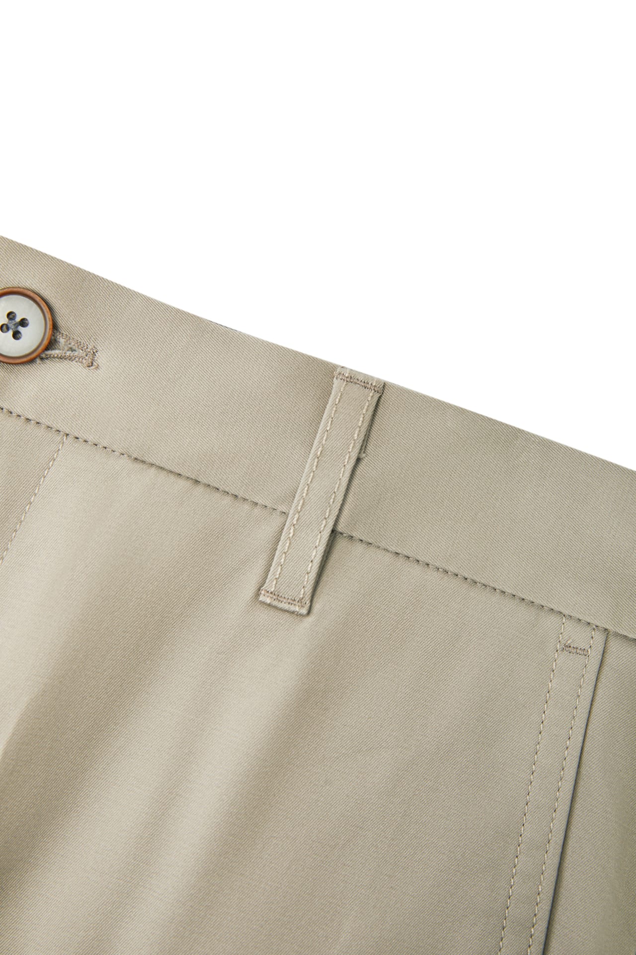 Cotton Blend Extra Slim Fit Twill Casual Pants