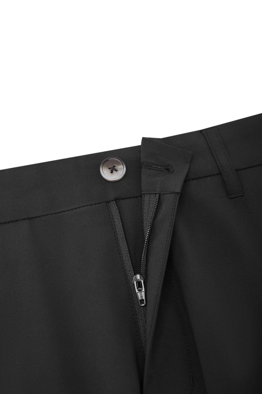Poly Cupro Slim Tapered Fit Casual Pants