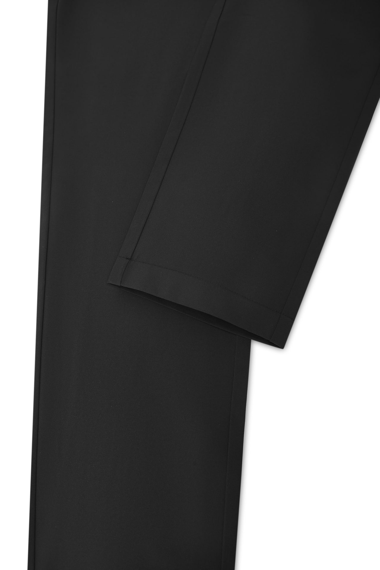 Poly Cupro Slim Tapered Fit Casual Pants