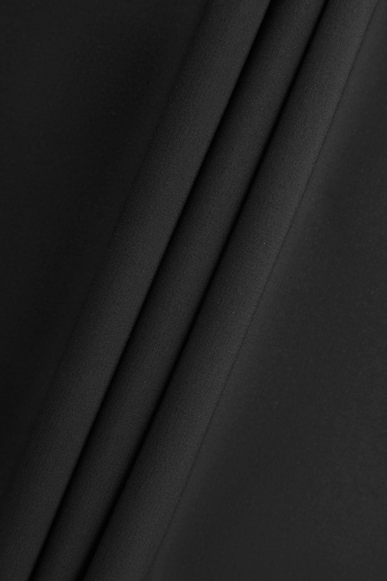 Poly Cupro Slim Tapered Fit Casual Pants
