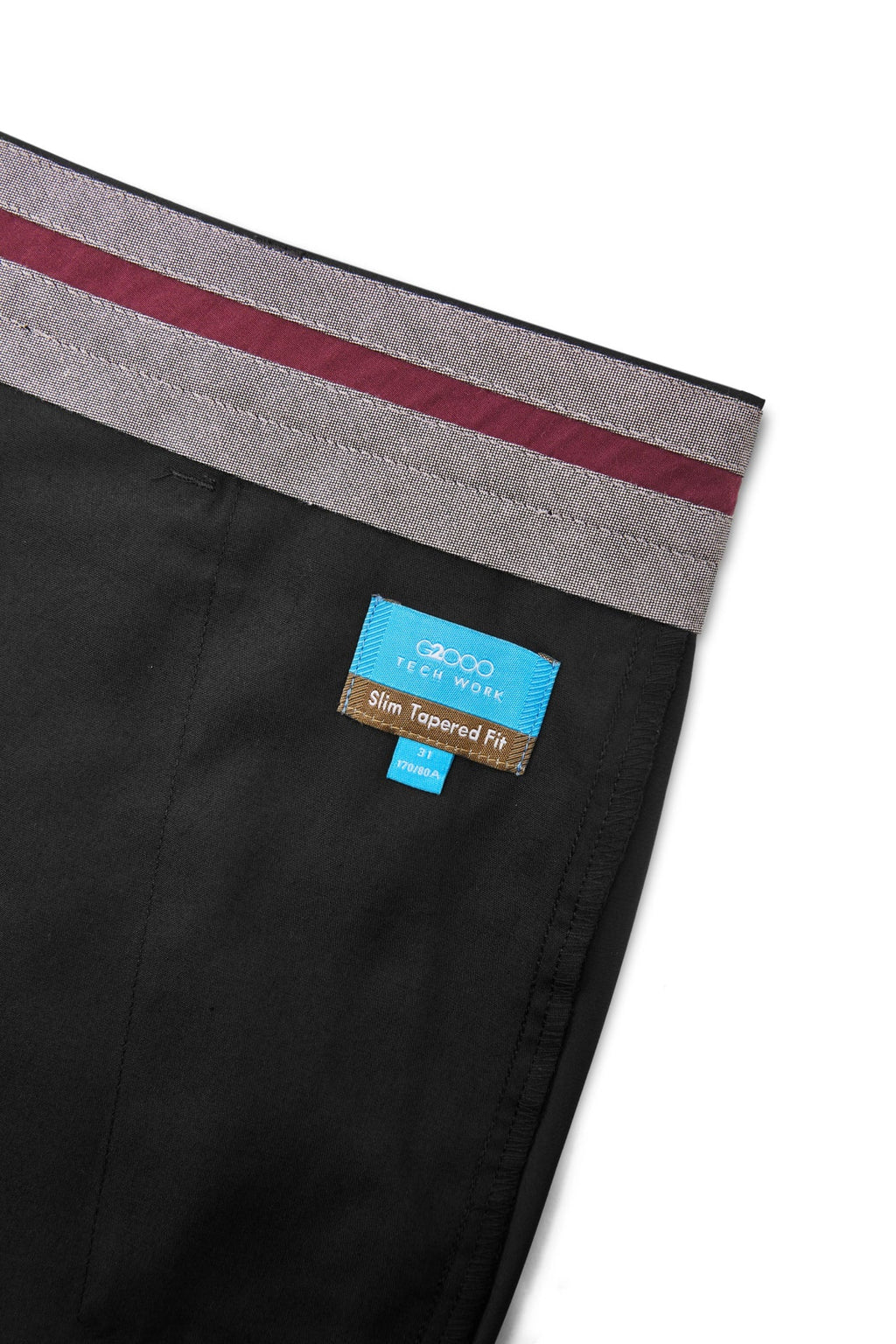 Poly Cupro Slim Tapered Fit Casual Pants