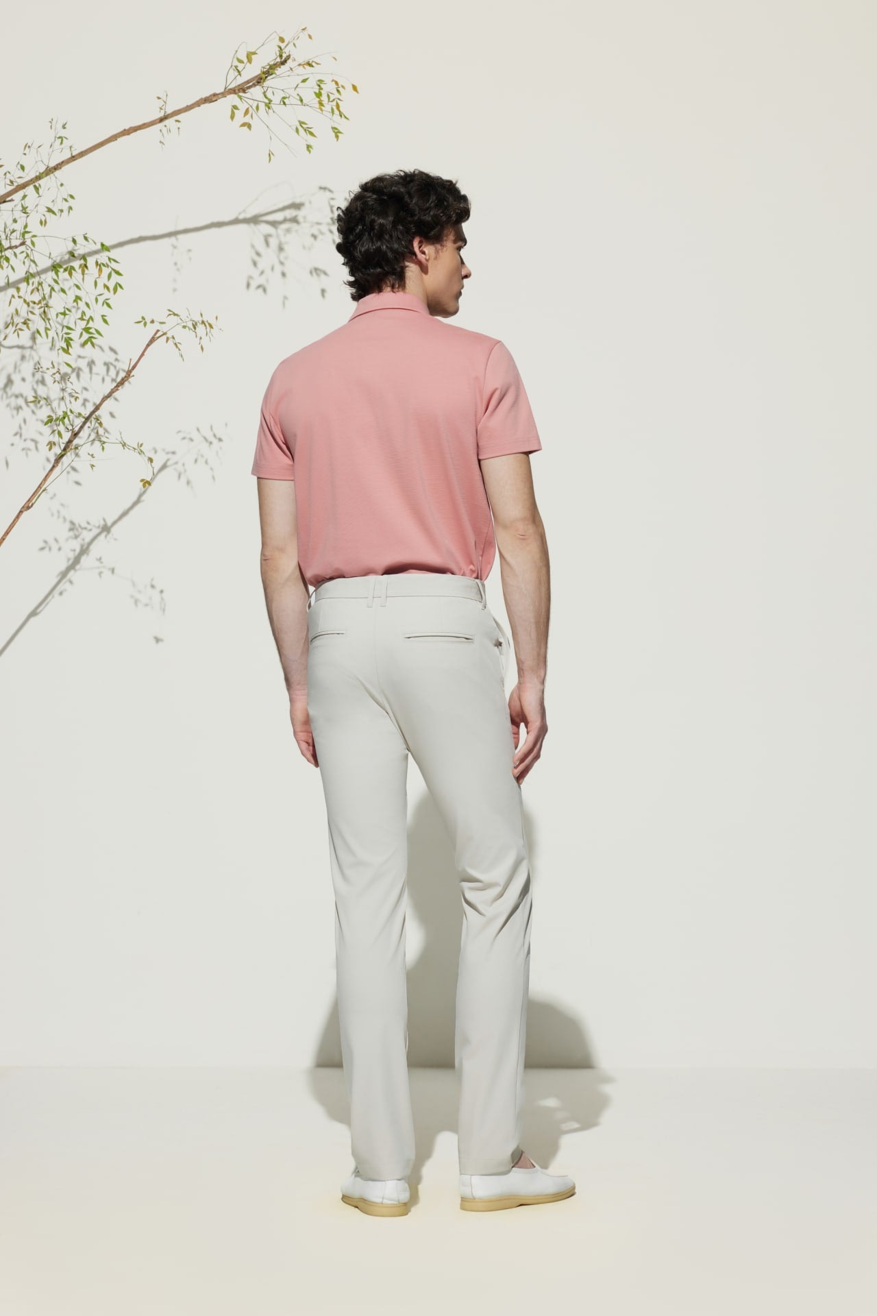 Multi-Way Stretch  Extra Slim Fit Twill Casual Pants