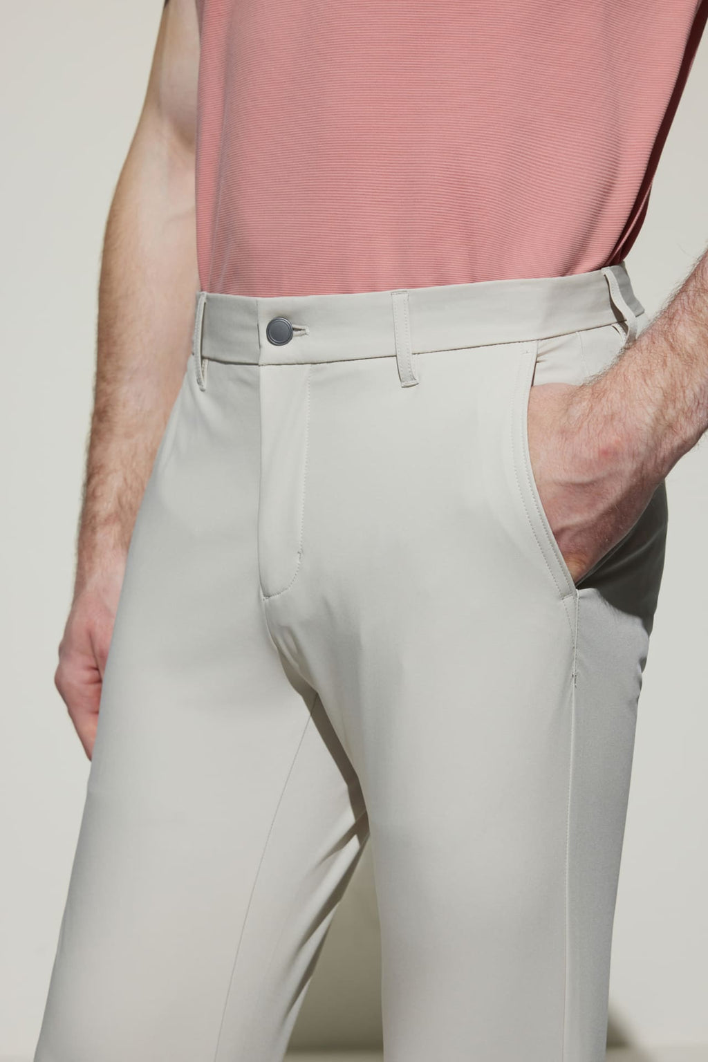 Multi-Way Stretch  Extra Slim Fit Twill Casual Pants