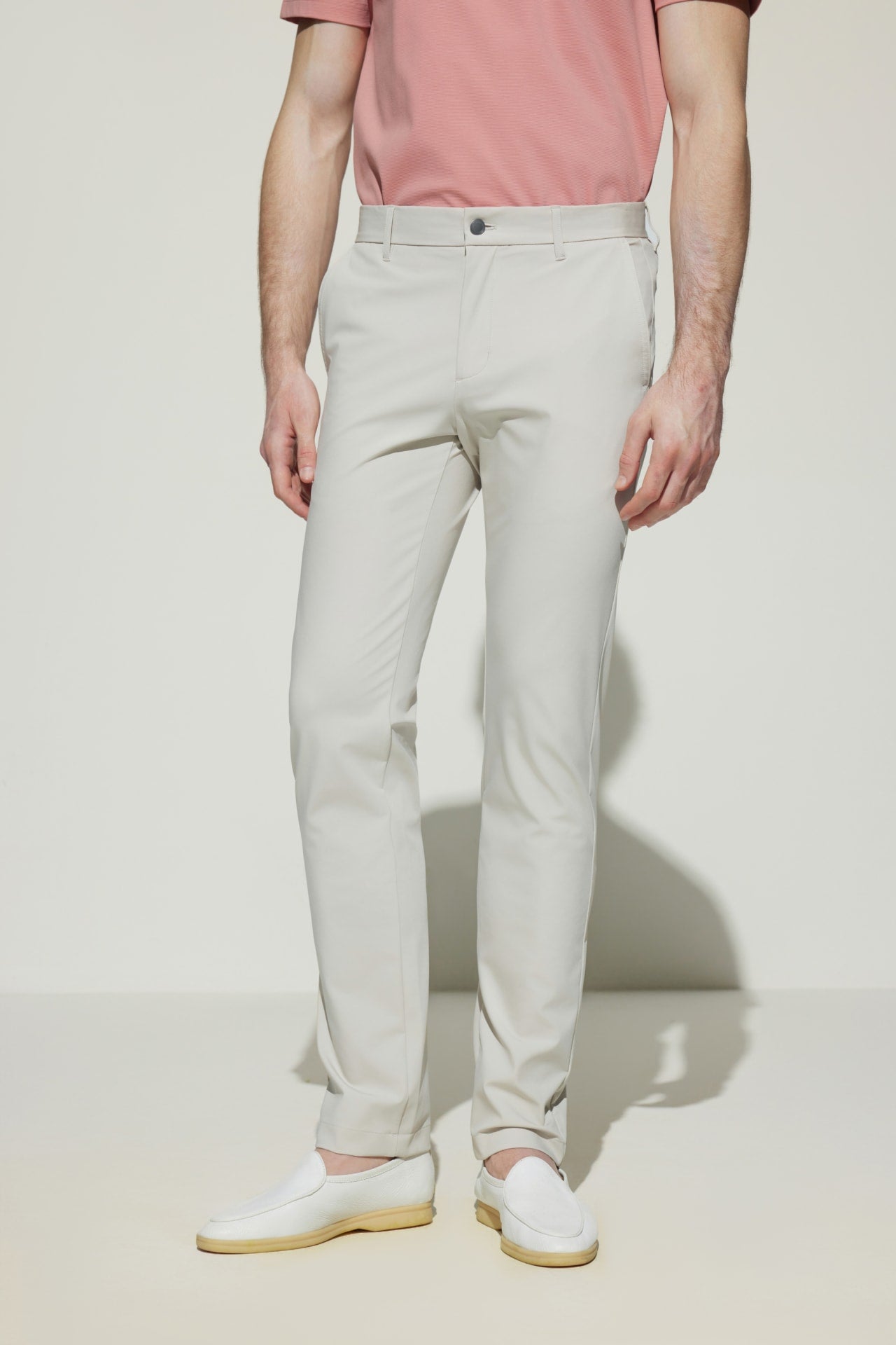 Multi-Way Stretch  Extra Slim Fit Twill Casual Pants