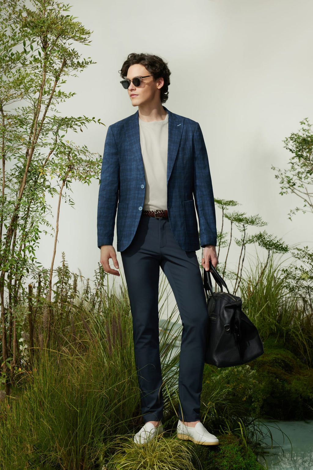 Multi-Way Stretch  Extra Slim Fit Twill Casual Pants