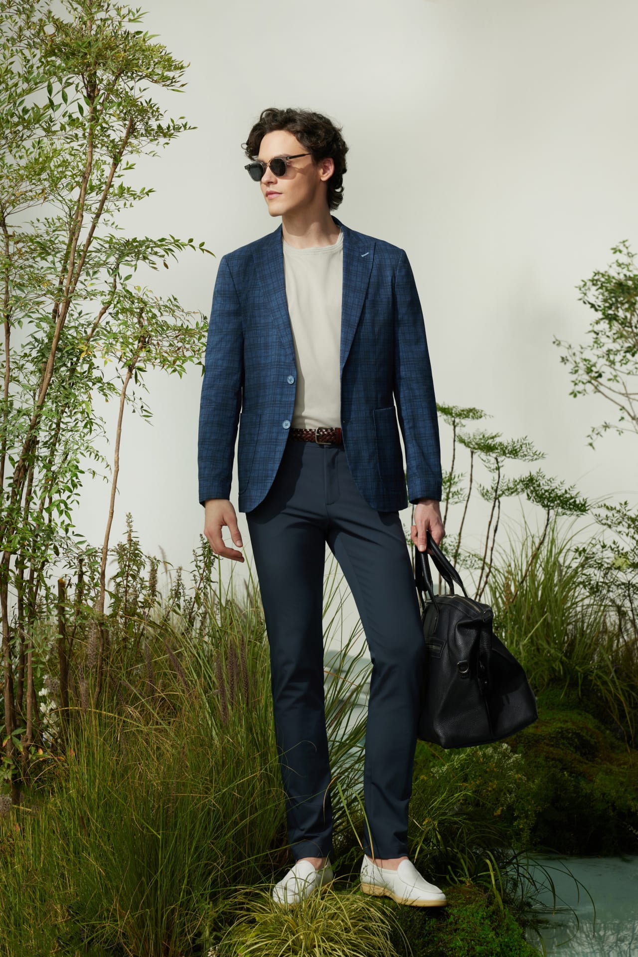 Multi-Way Stretch  Extra Slim Fit Twill Casual Pants