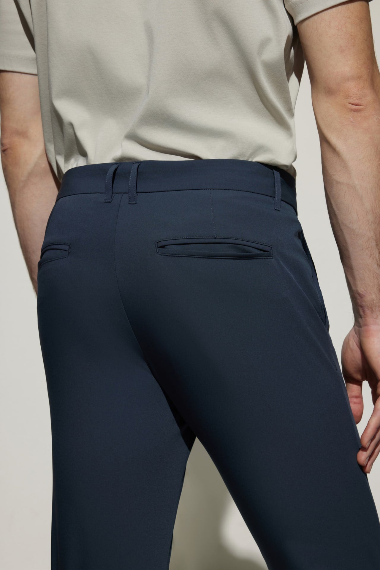 Multi-Way Stretch  Extra Slim Fit Twill Casual Pants