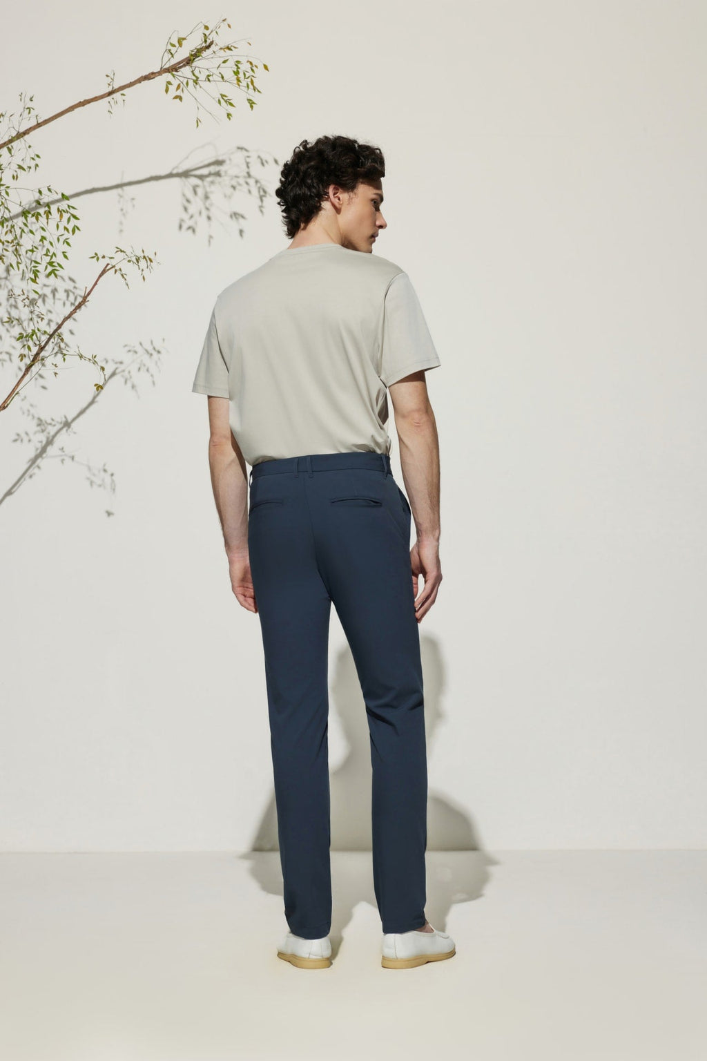 Multi-Way Stretch  Extra Slim Fit Twill Casual Pants