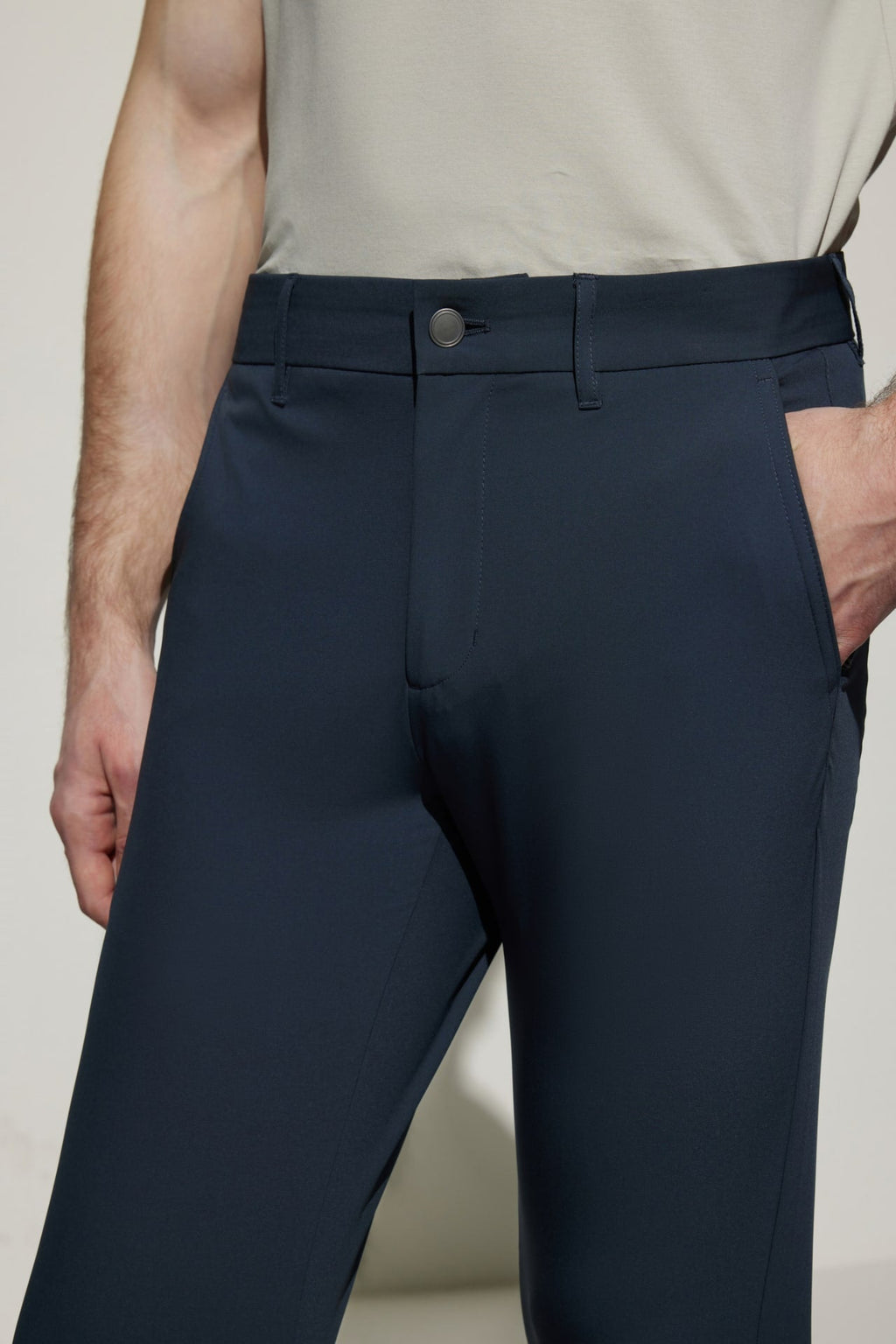 Multi-Way Stretch  Extra Slim Fit Twill Casual Pants