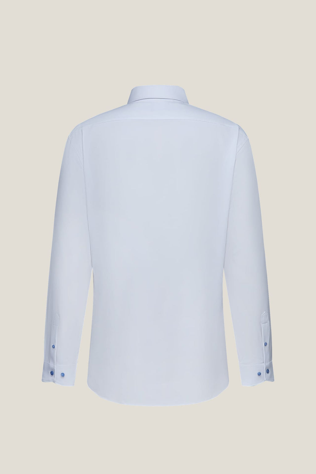 Non-Iron Dry Multi-Way Stretch Poplin Slim Fit Long Sleeve Shirt