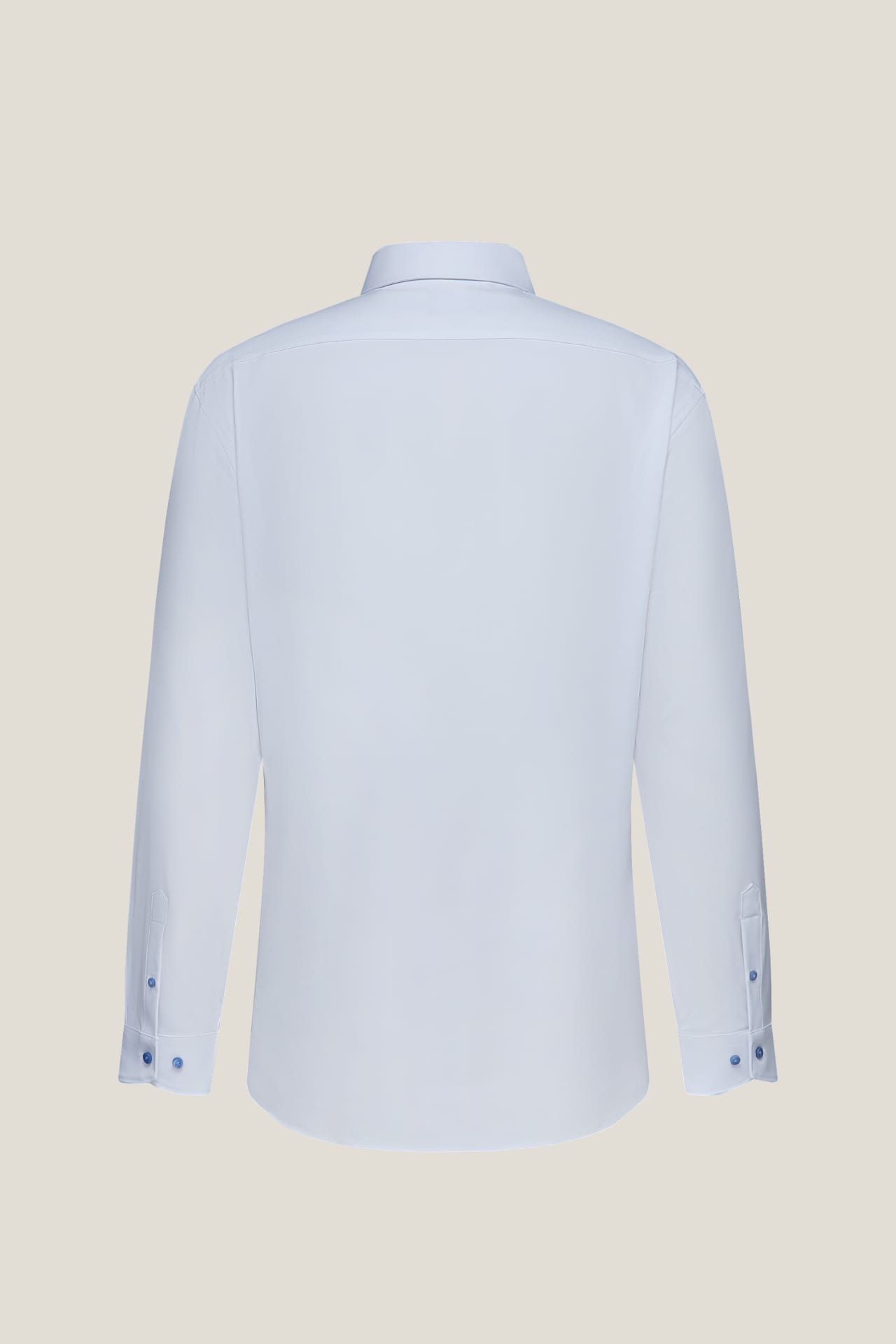 Non-Iron Dry Multi-Way Stretch Poplin Slim Fit Long Sleeve Shirt