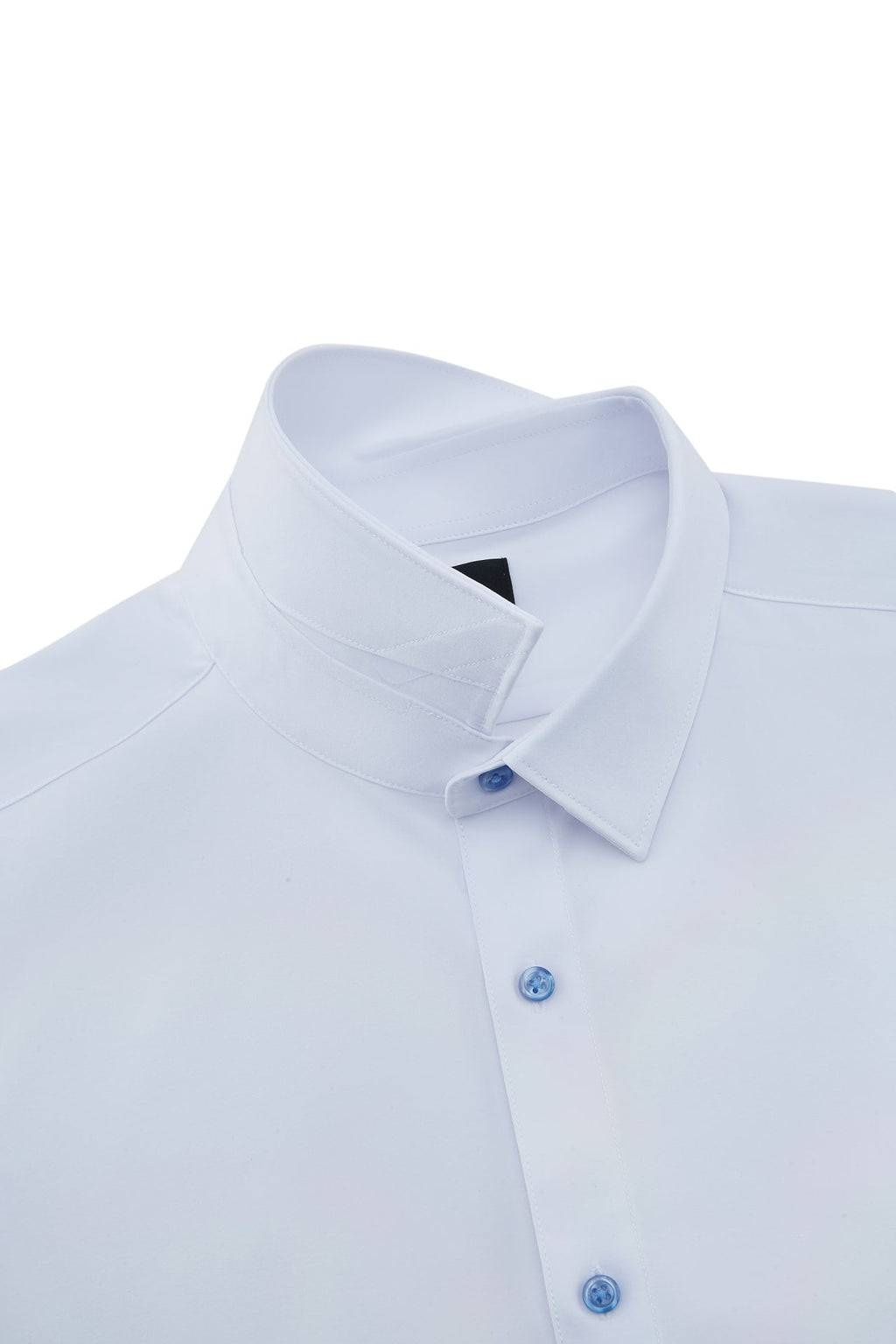 Non-Iron Dry Multi-Way Stretch Poplin Slim Fit Long Sleeve Shirt