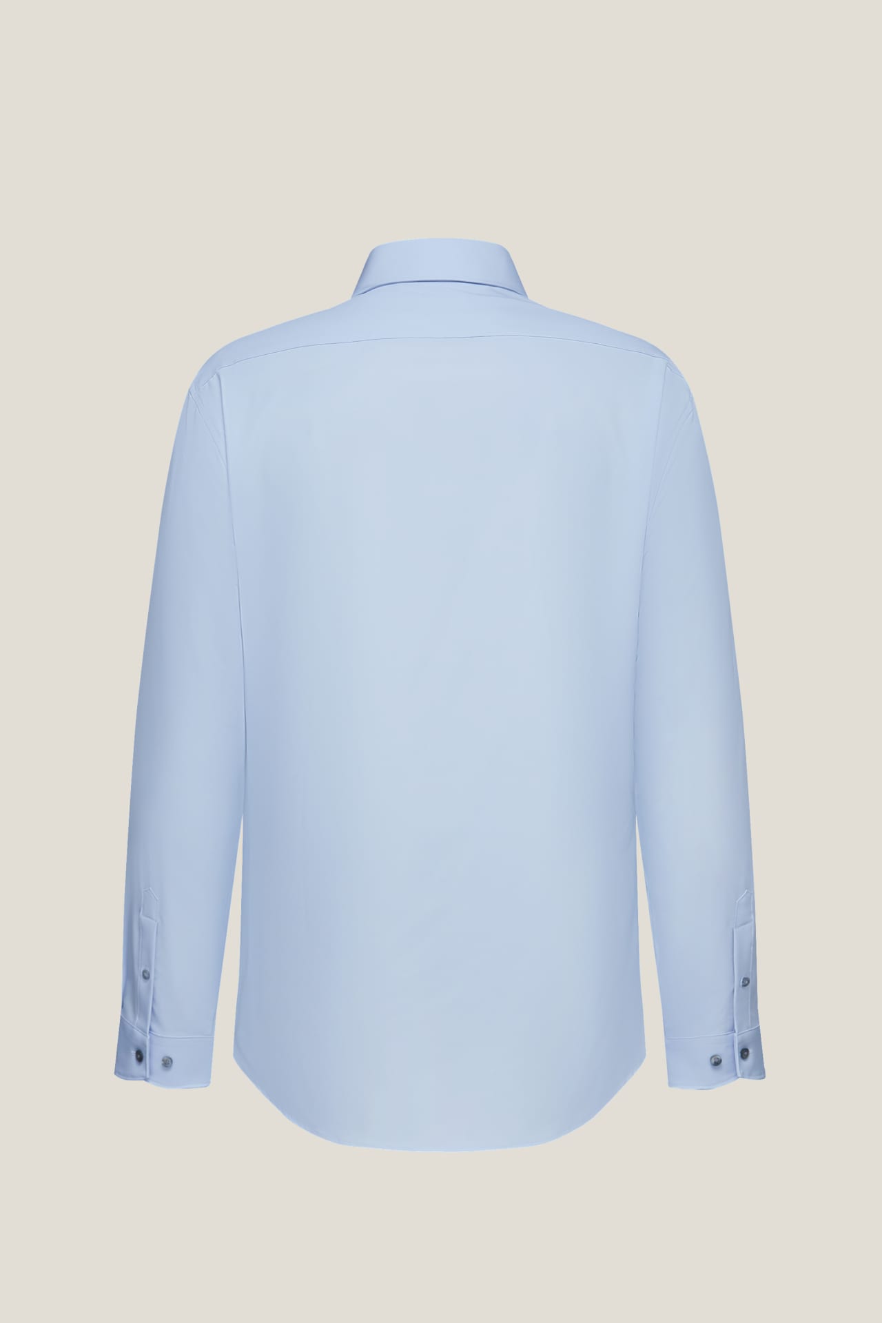 Non-Iron Dry Multi-Way Stretch Poplin Slim Fit Long Sleeve Shirt