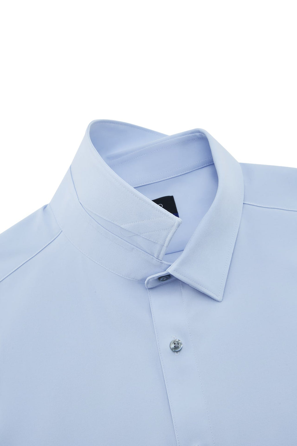 Non-Iron Dry Multi-Way Stretch Poplin Slim Fit Long Sleeve Shirt