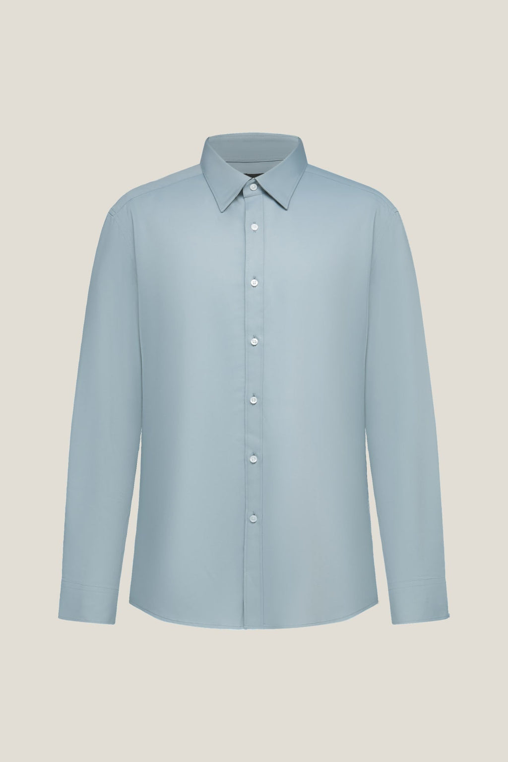 Easy Care Opaque Anti UV Fine Twill Smart Fit Long Sleeve Shirt