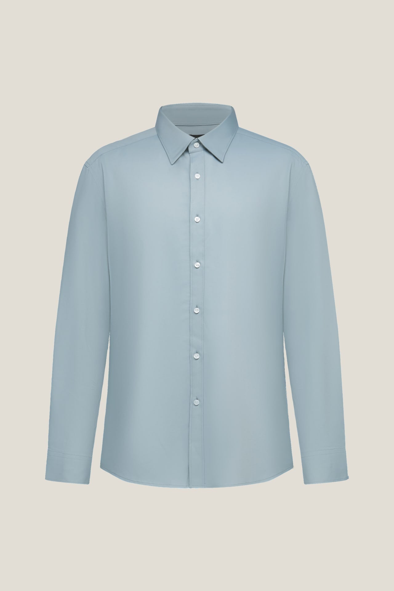 Easy Care Opaque Anti UV Fine Twill Smart Fit Long Sleeve Shirt