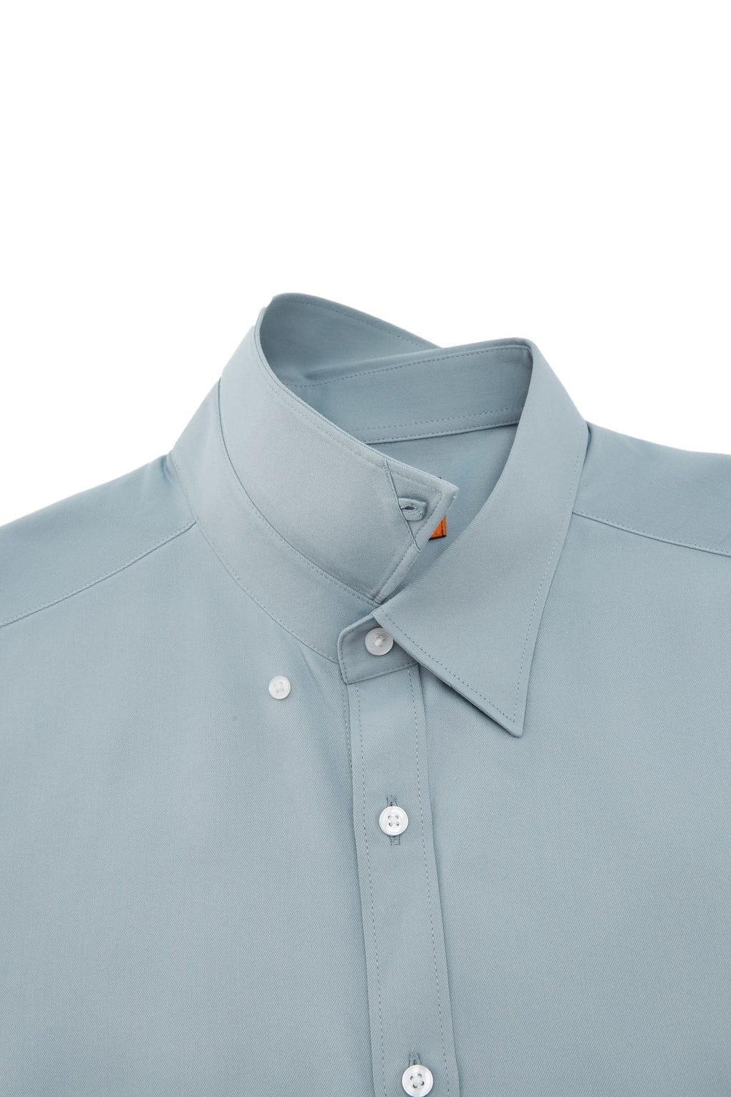 Easy Care Opaque Anti UV Fine Twill Smart Fit Long Sleeve Shirt