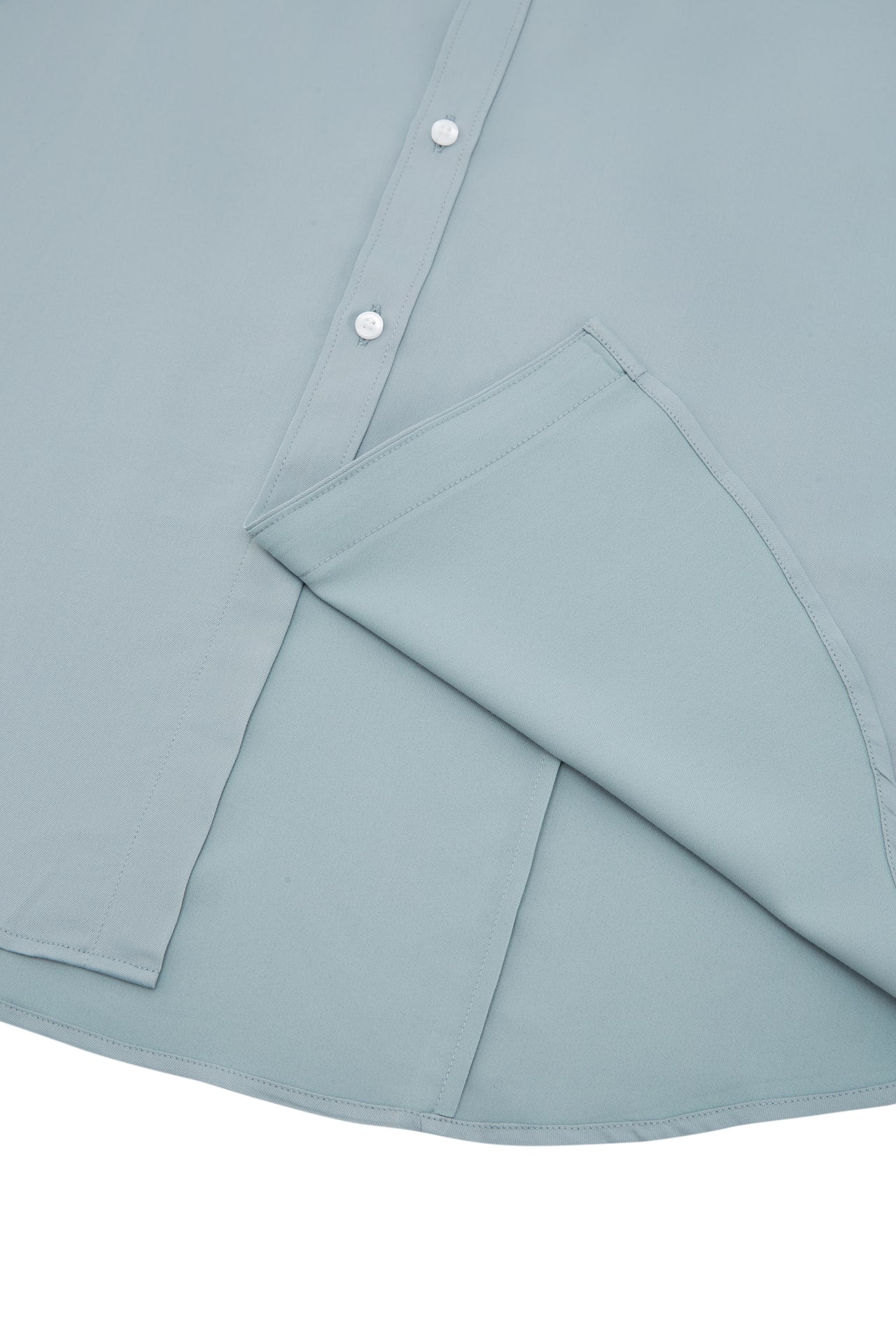 Easy Care Opaque Anti UV Fine Twill Smart Fit Long Sleeve Shirt