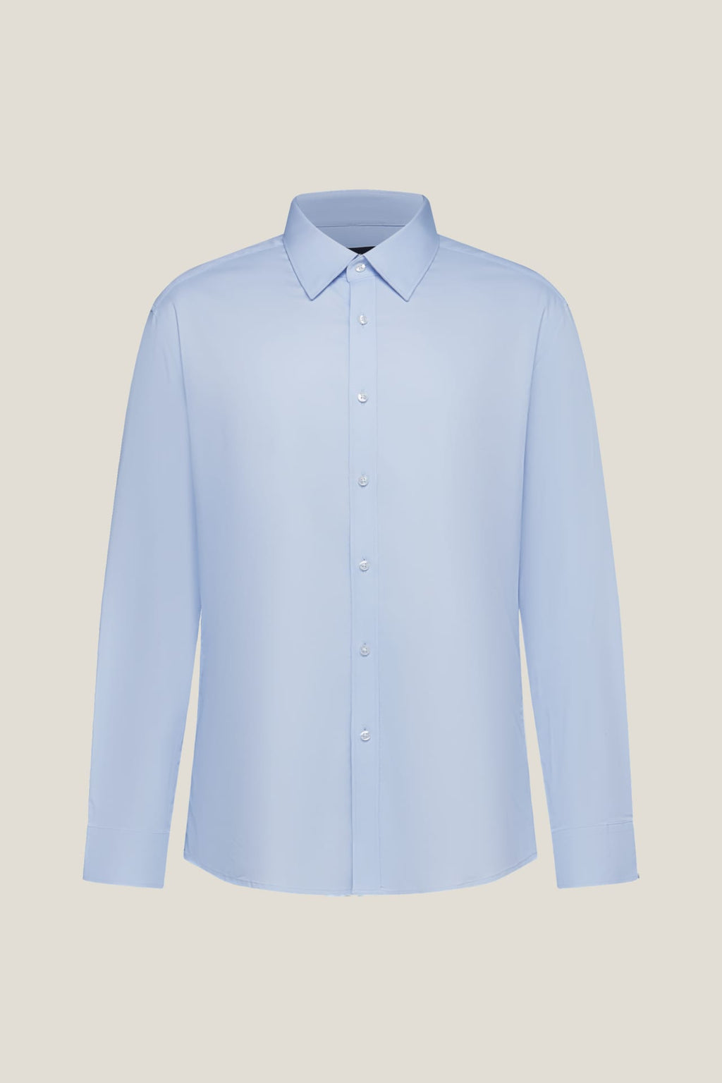 Easy Care Opaque Anti UV Fine Twill Smart Fit Long Sleeve Shirt