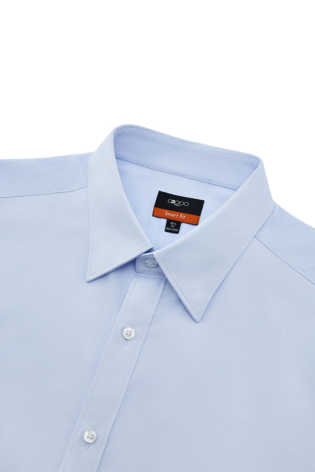 Easy Care Opaque Anti UV Fine Twill Smart Fit Long Sleeve Shirt
