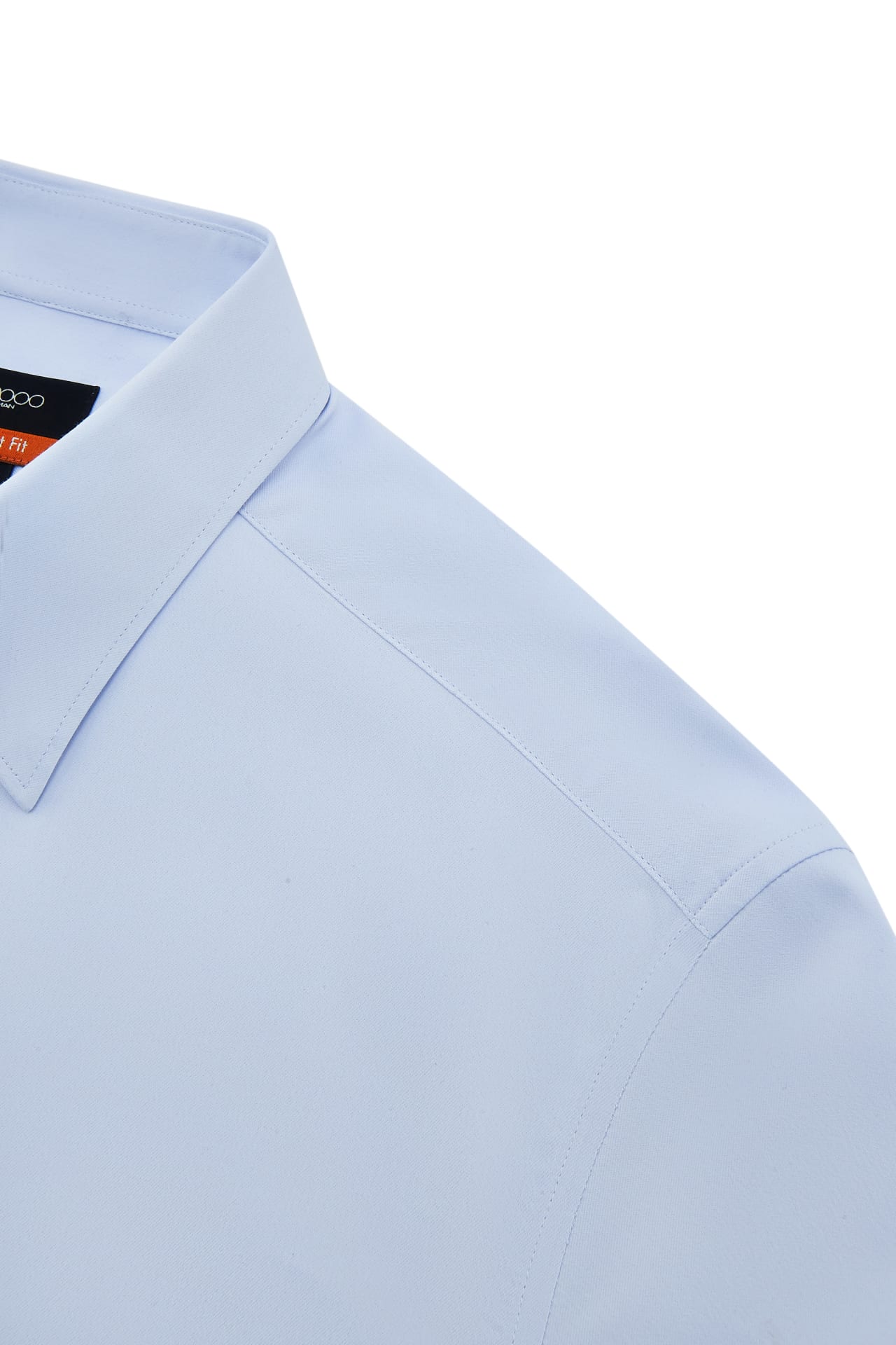 Easy Care Opaque Anti UV Fine Twill Smart Fit Long Sleeve Shirt