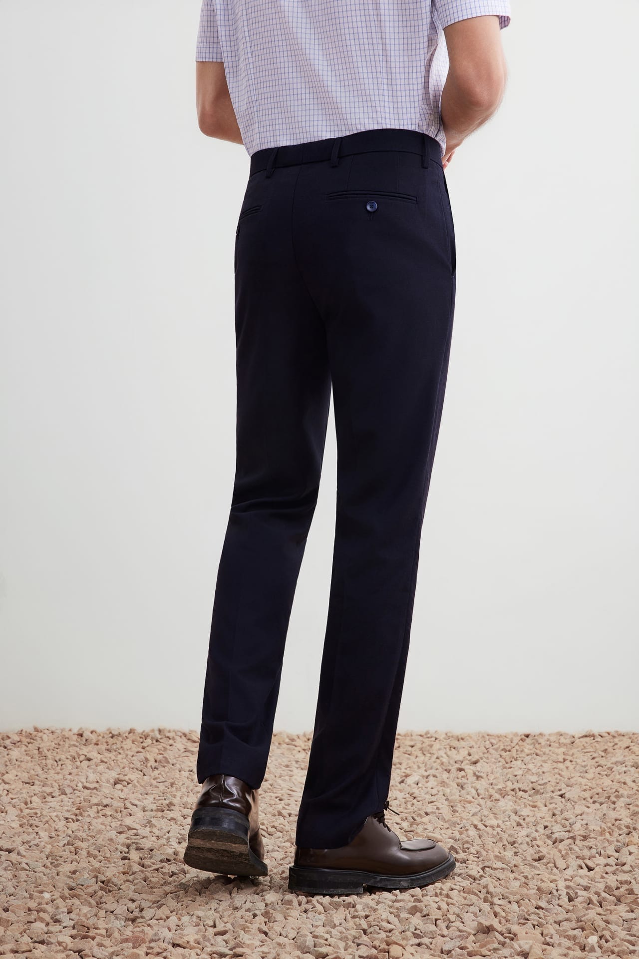 Anti-Bacterial Smart Fit Tencel Linen Blend Suit Pants