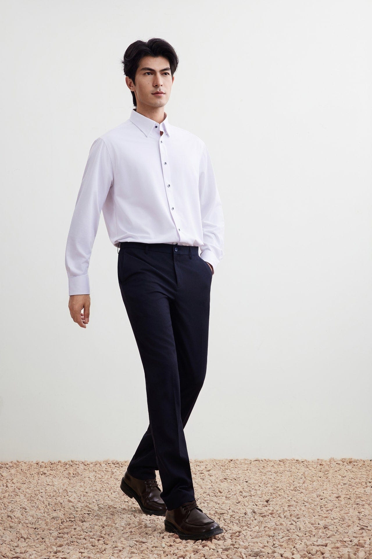 Anti-Bacterial Smart Fit Tencel Linen Blend Suit Pants