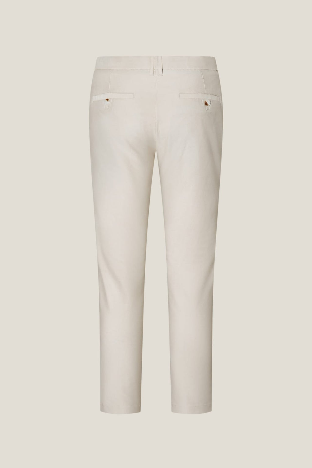 Breezy Comfort Cotton Blend Slim Tapered Fit Twill Casual Pants